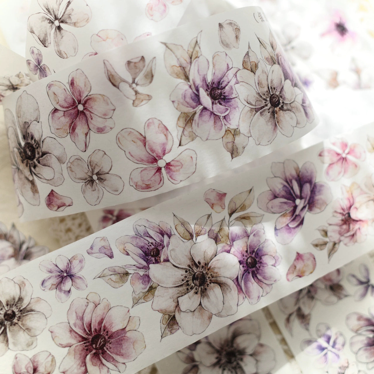 YiEr Vol7【Anemone】Orginal Design Washi/Pet Tape Light Retro Stickers