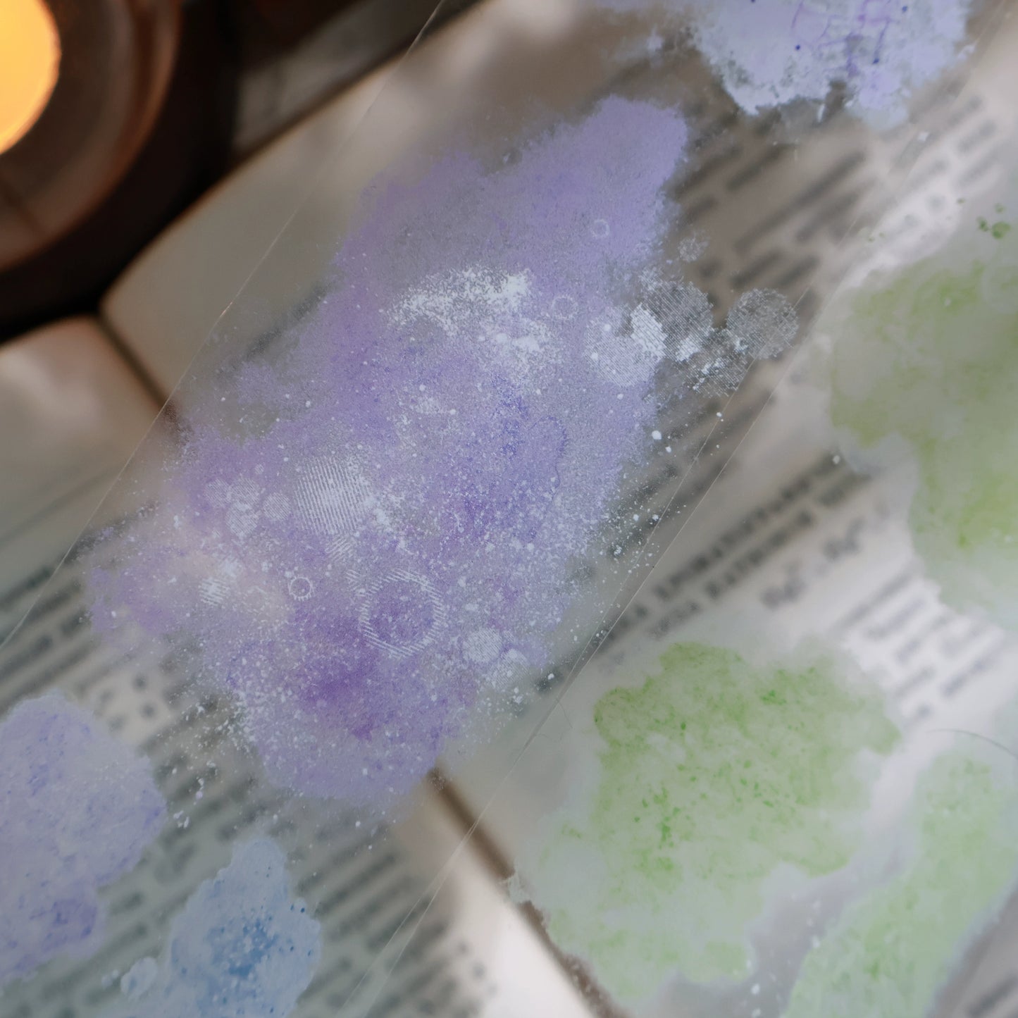 YiEr Vol13【Dyeing Set】Orginal Design Retro Washi/Pet Tape Backgroud Stickers
