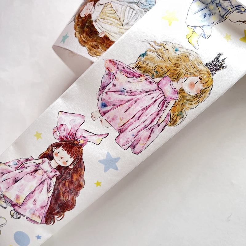 Seahorse Forest Vol3【A18#XiaoNan】Original Character Design Journal Washi/Matte PET Tape