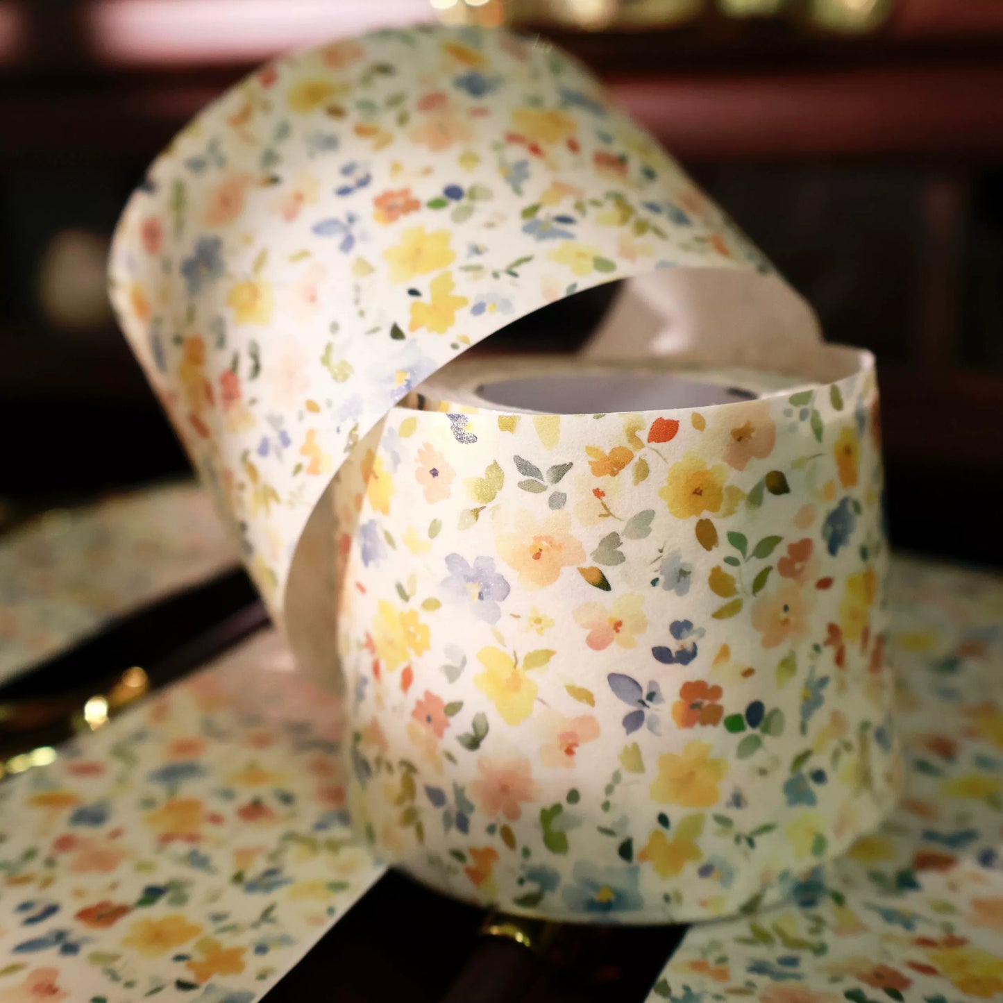 YiEr Vol14【Basic Floral Patterns】Floral Backgroud Washi Tape PET Stickers