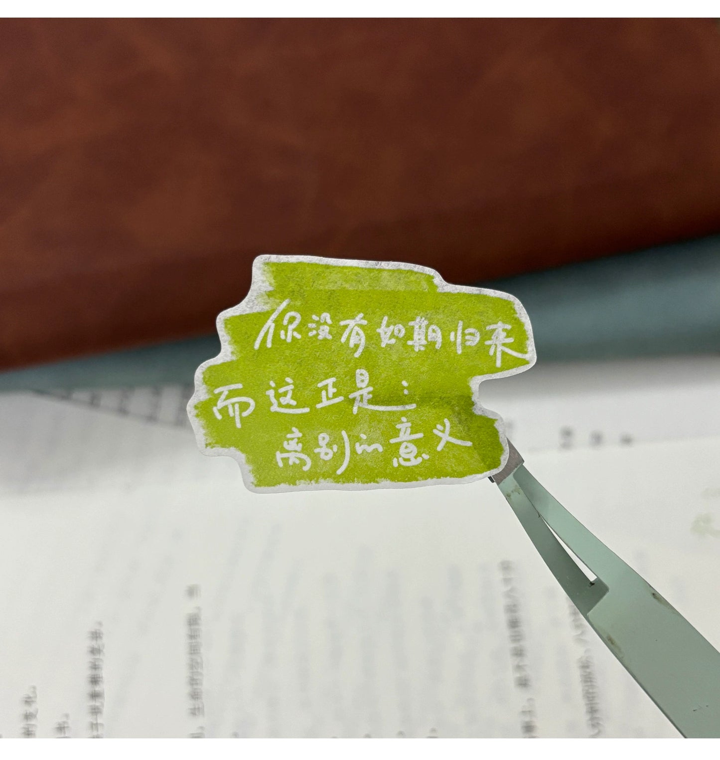 ZiYuanSu Vol12【Poetic Rhyme】Chinese Text Pre-cut Washi/PET Tape,for Scrapbook Supplies,Scrapbook Tape Stickers,Junk Journal Supplies
