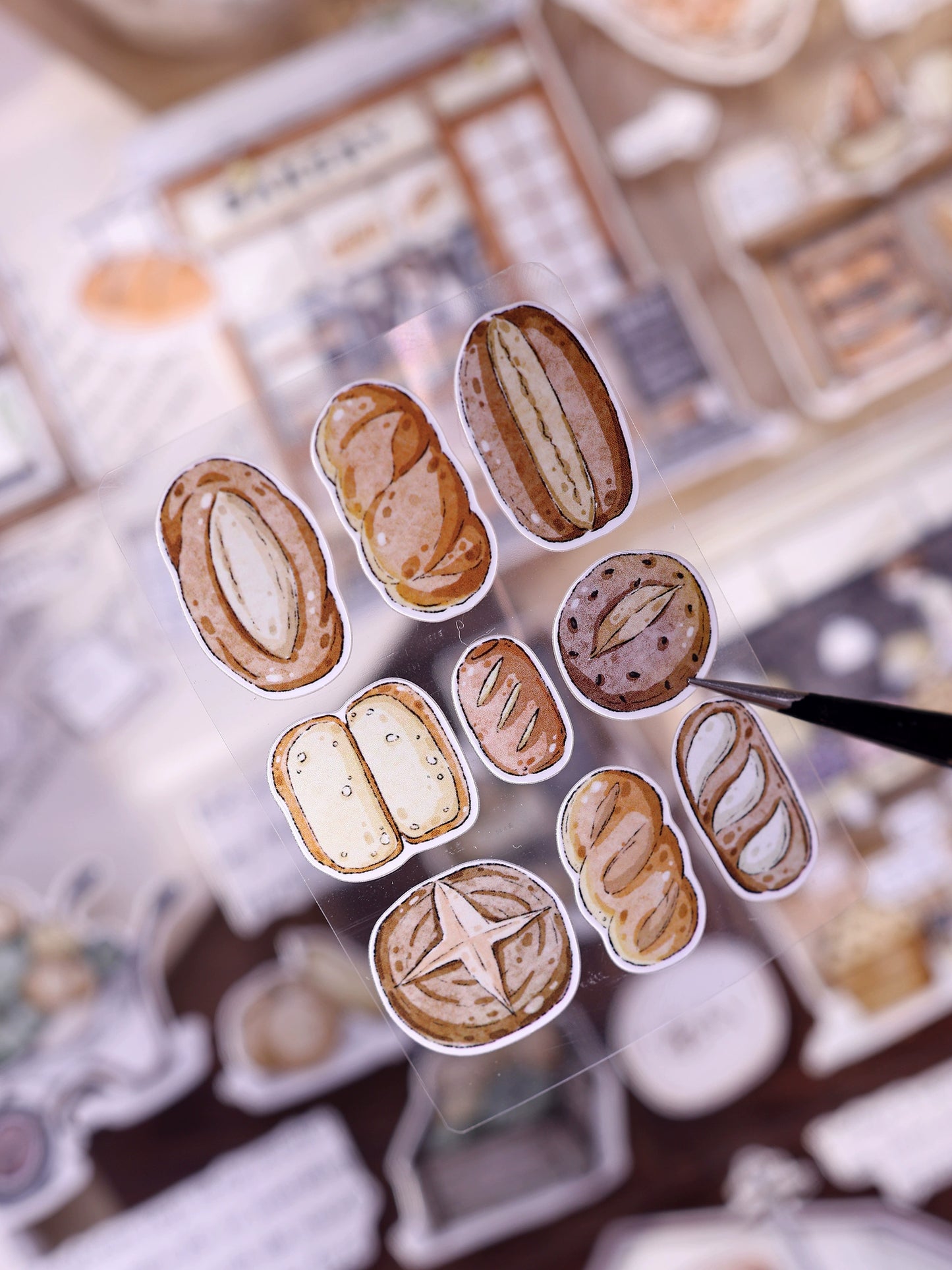 XiaoBaiJia Minimalist Style【Small Shops Street】Market Street,Orginal Design Washi Pet Tape Landscape Stickers