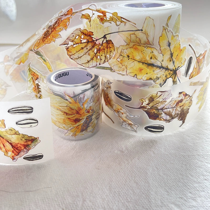Seahorse Forest Vol4【A32#More Colorful】Flower Scene,Original Design Journal Washi/Matte PET Tape Stickers, for Scrapbook Supplies,Scrapbook Tape Stickers,Junk Journal Supplies, Journaling Stickers,Bullet Journals