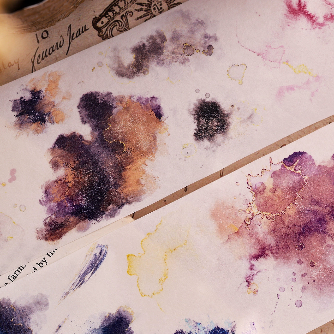 XiaoBaiJia【Galaxy】Retro Blend Background Washi PET Tape