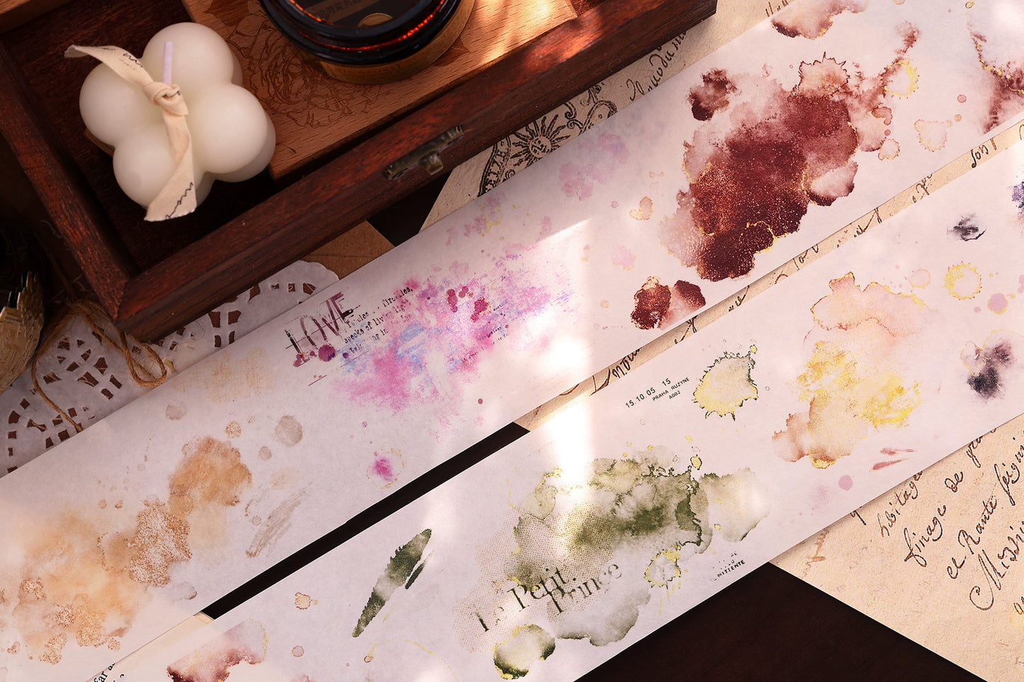 XiaoBaiJia【Galaxy】Retro Blend Background Washi PET Tape