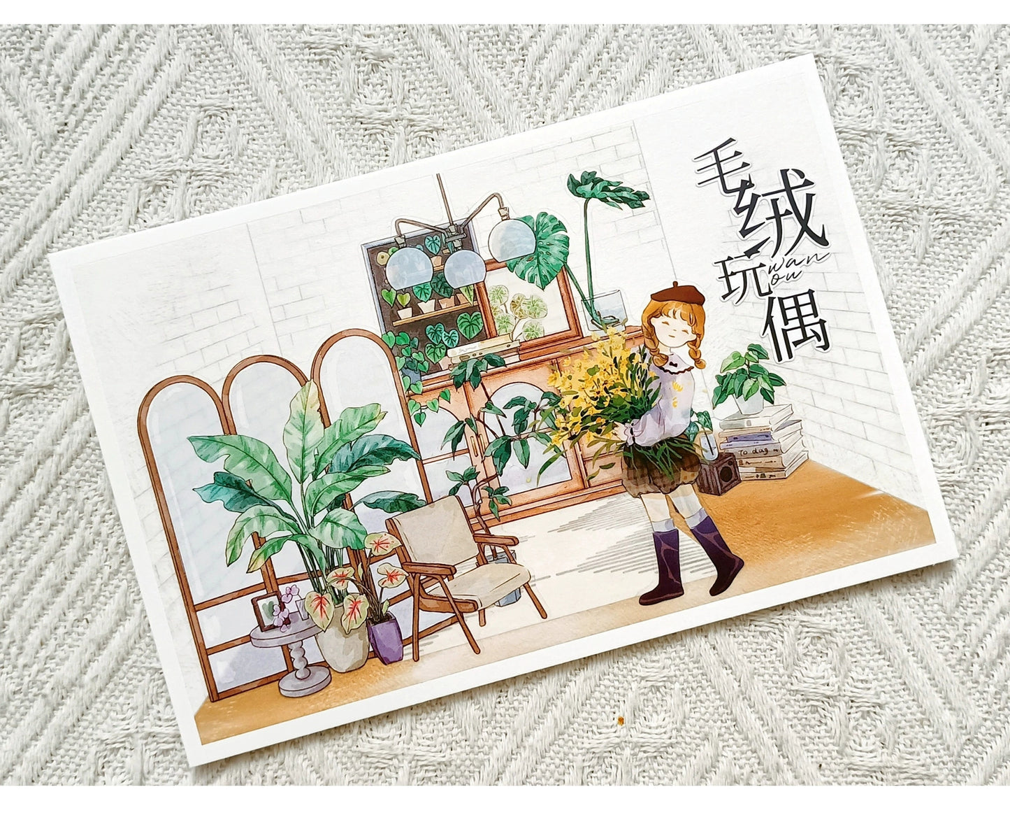 ZiYuanSu Vol12【Dear Girl】Pre-Cut Original Design Character Washi/PET Tape Stickers, for Scrapbook Supplies,Scrapbook Tape Stickers,Junk Journal Supplies, Journaling Stickers,Bullet Journals