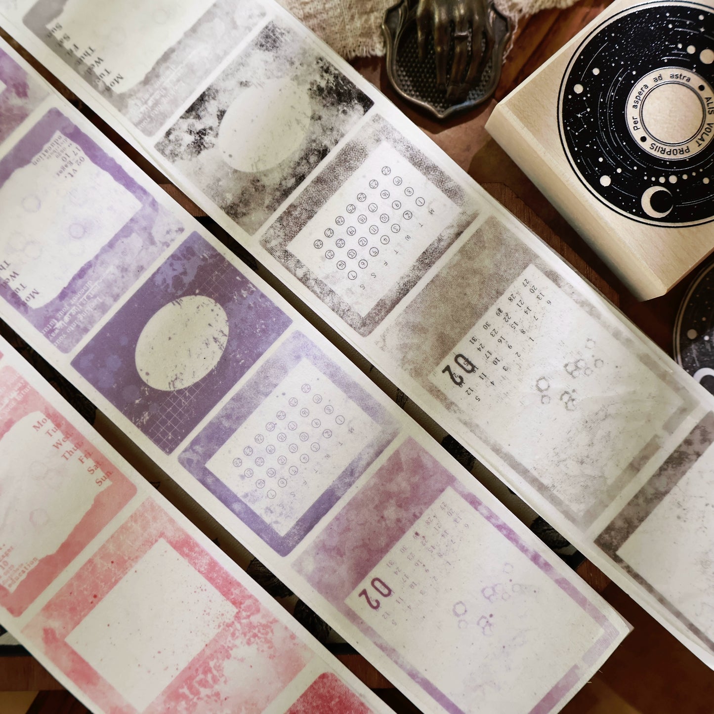 YiEr Vol13【Border Set】Orginal Design Washi/Pet Frame Tape Light Retro Backgroud Stickers