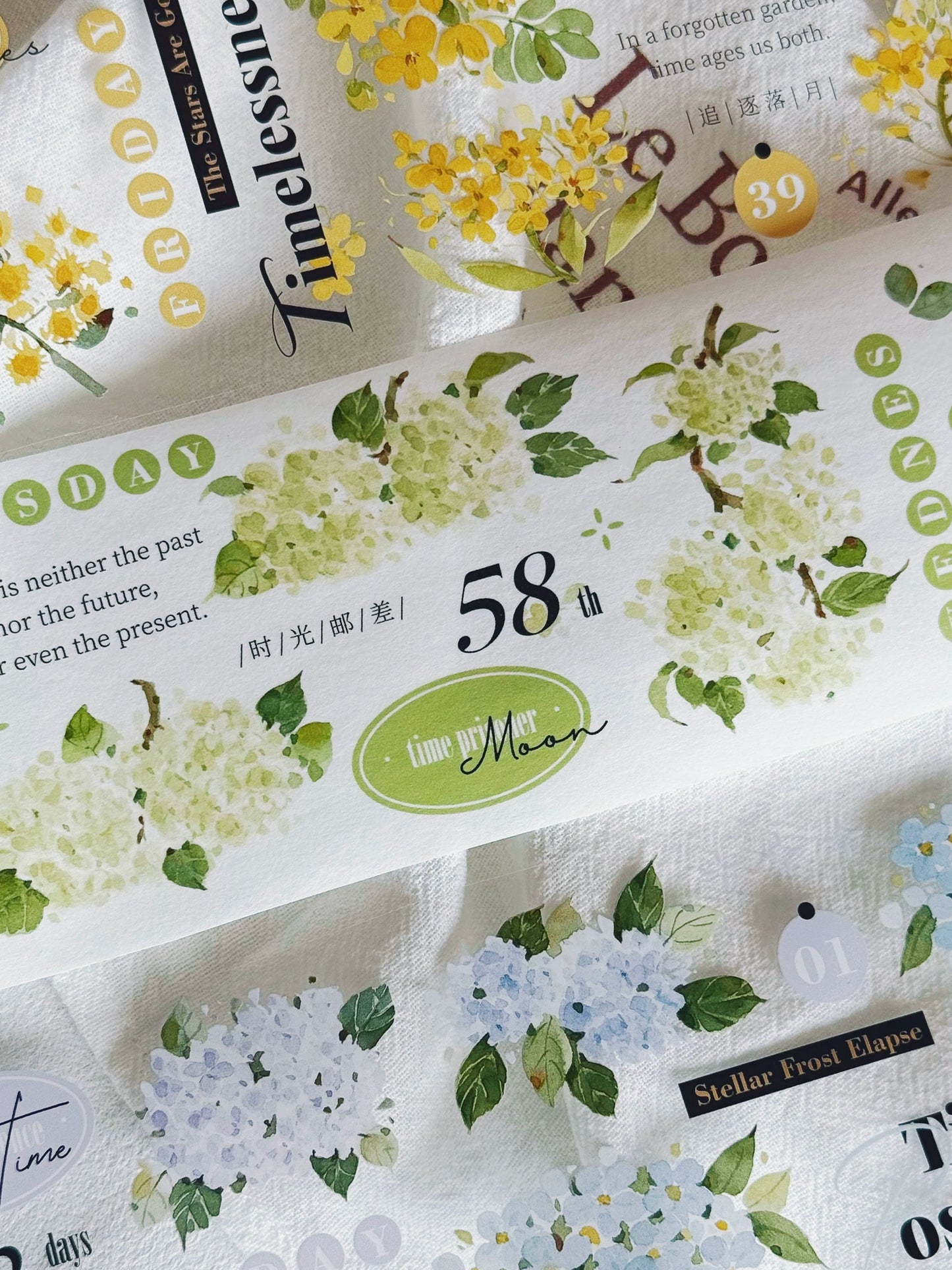 XiYue【Spring Day】Original Design Washi/PET Tape Stickers