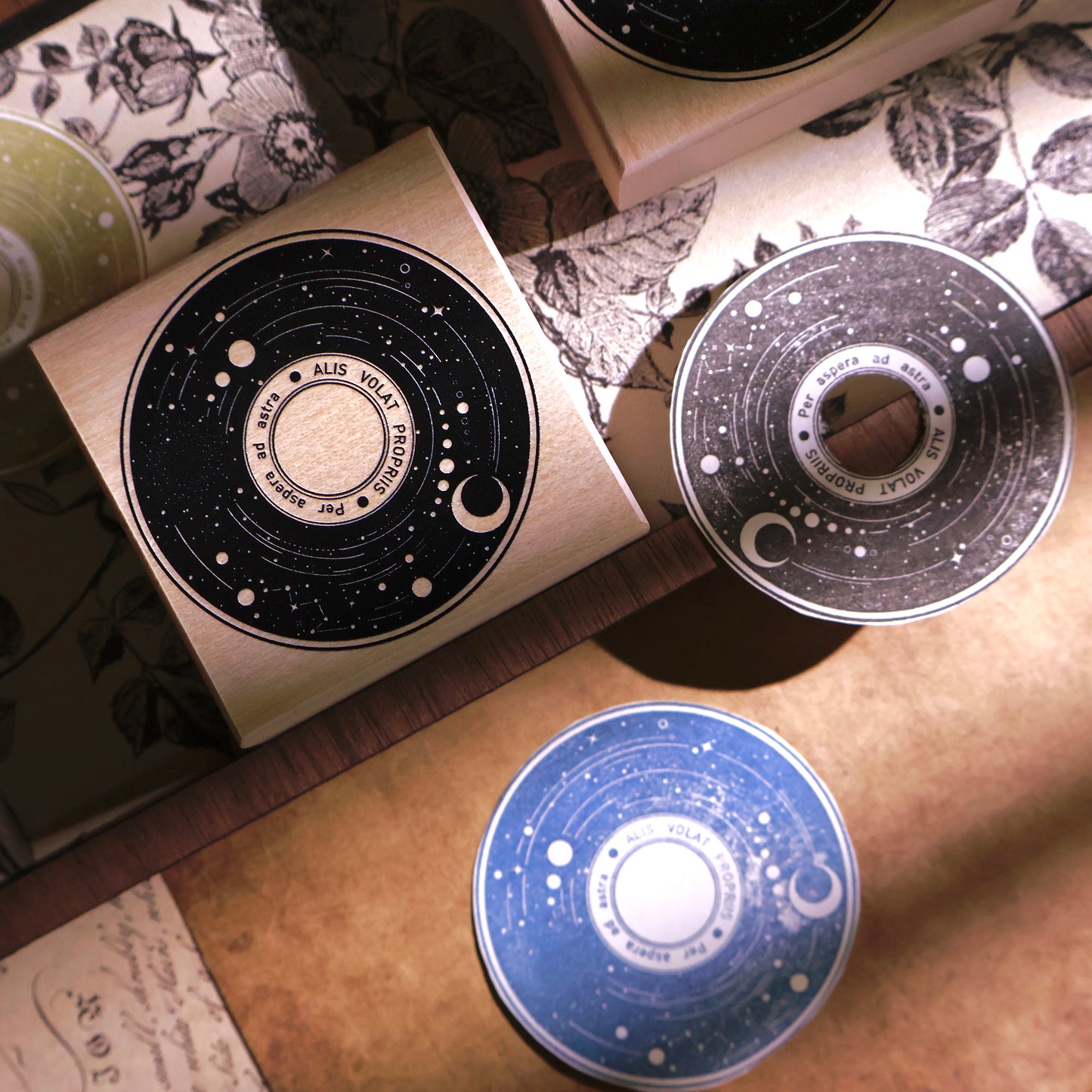 YiEr Stamp【Record】Upgraded Red Rubber Retro Stamp