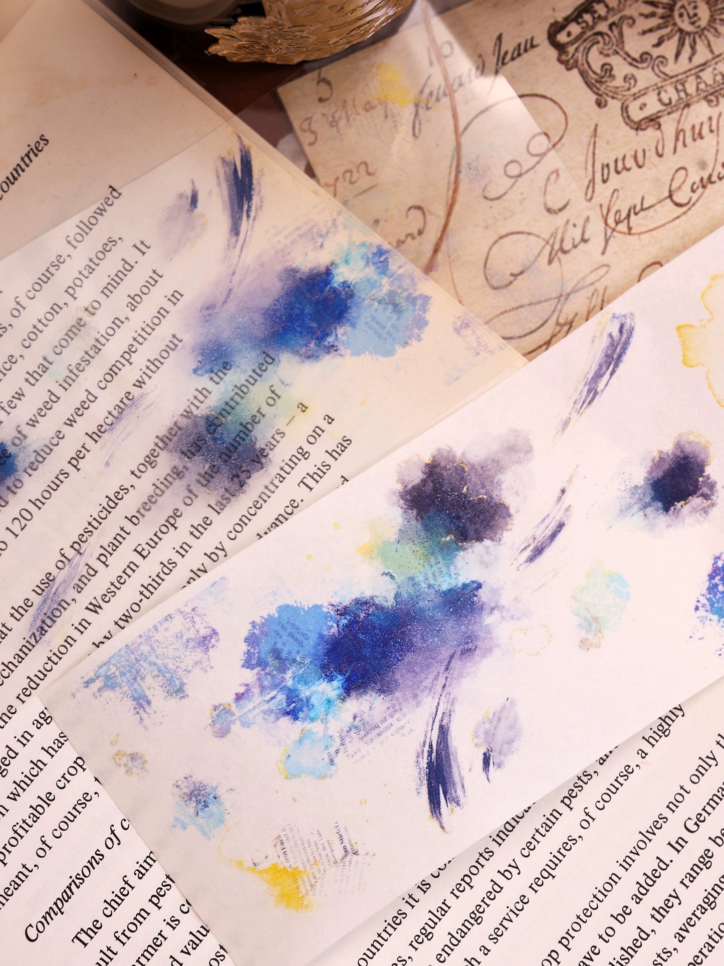 XiaoBaiJia【Galaxy】Retro Blend Background Washi PET Tape