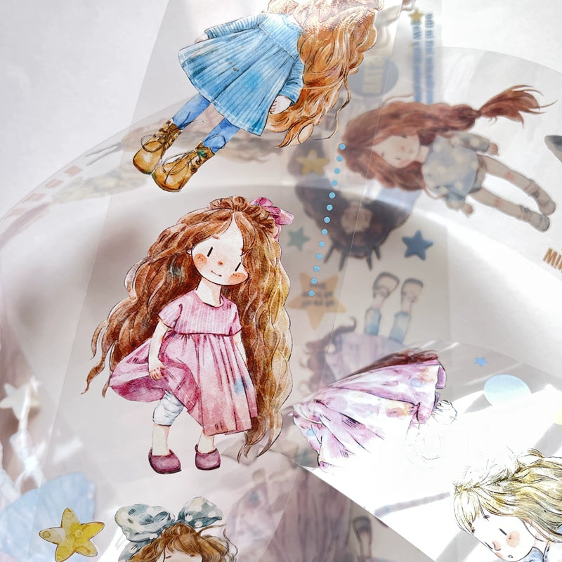 Seahorse Forest Vol3【A18#XiaoNan】Original Character Design Journal Washi/Matte PET Tape