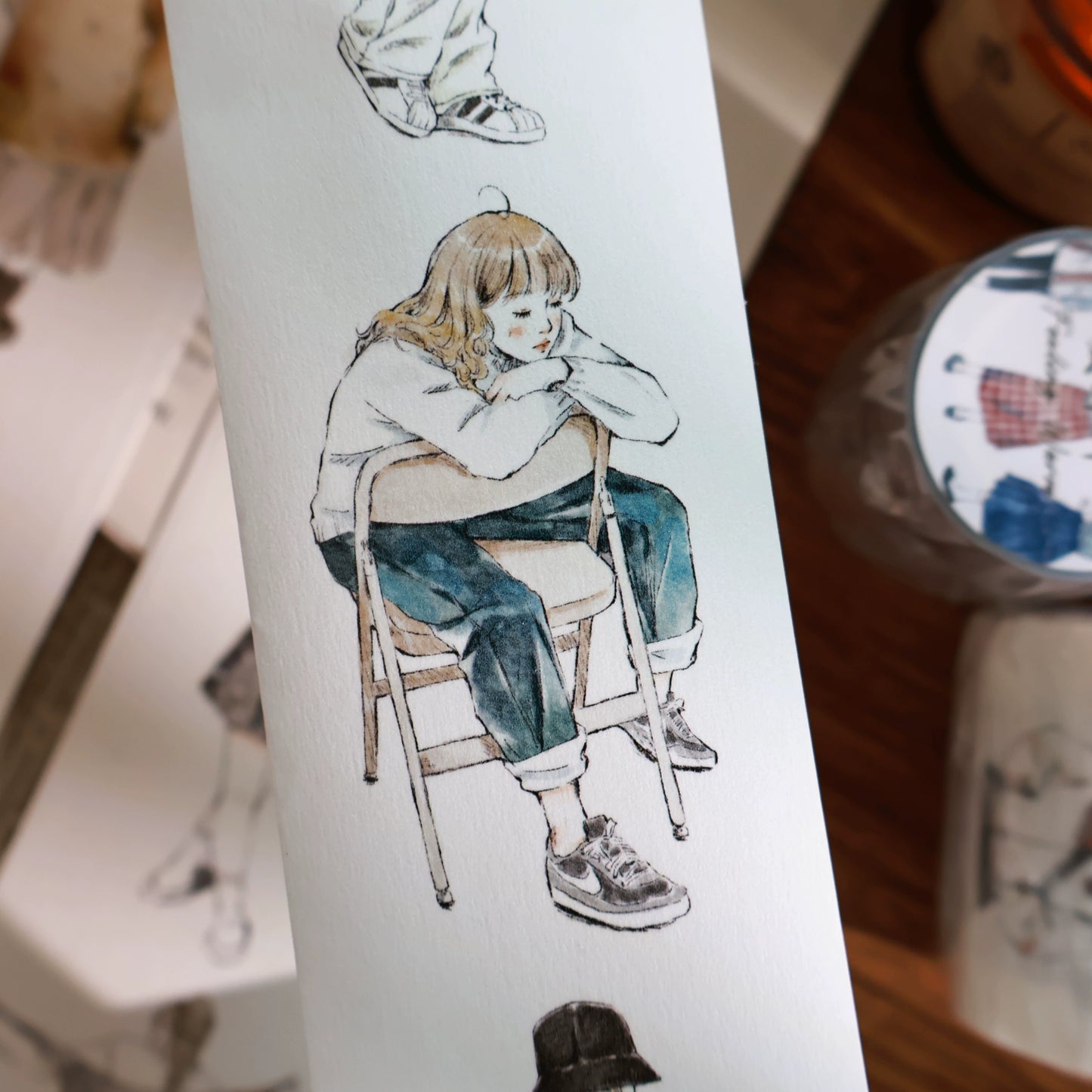 YiEr Vol13【Warm and Comfortable】Orginal Design Character Washi/Pet Tape Light Retro Stickers