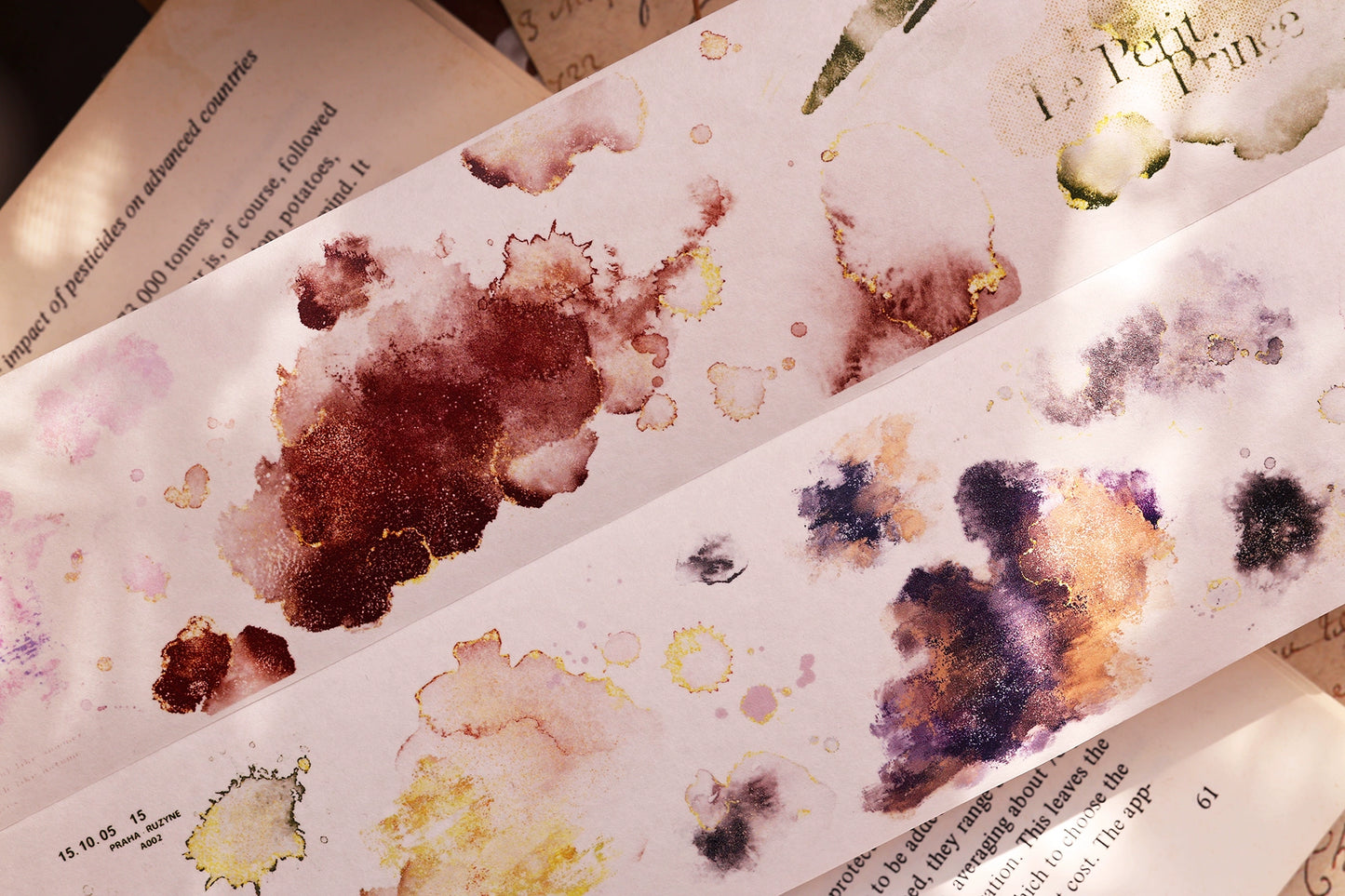XiaoBaiJia【Galaxy】Retro Blend Background Washi PET Tape