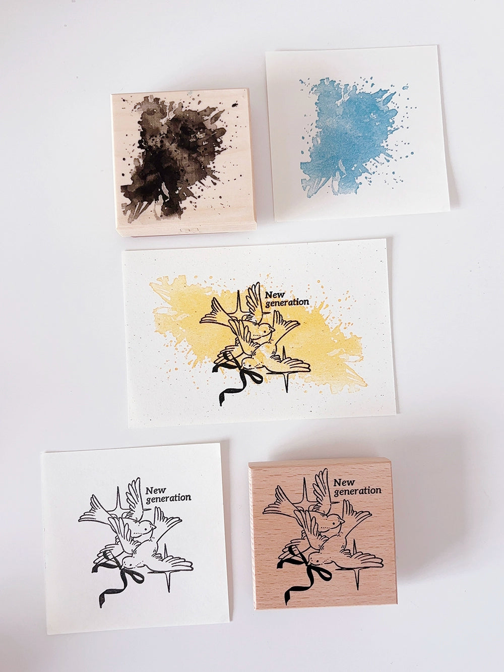Simple Washi Tape【Versatile Stamp】Simple Tent,Large Background,Blurred Gradient Stamp