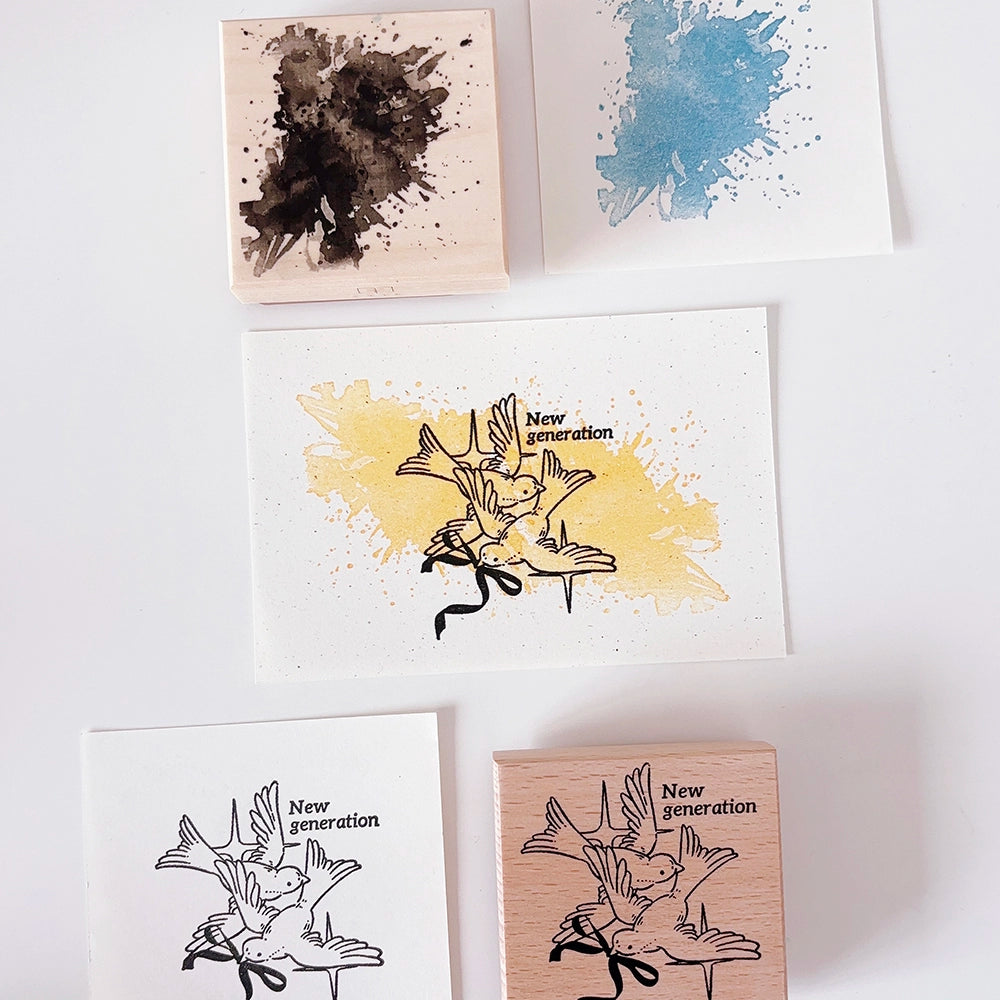 Simple Washi Tape【Versatile Stamp】Simple Tent,Large Background,Blurred Gradient Stamp