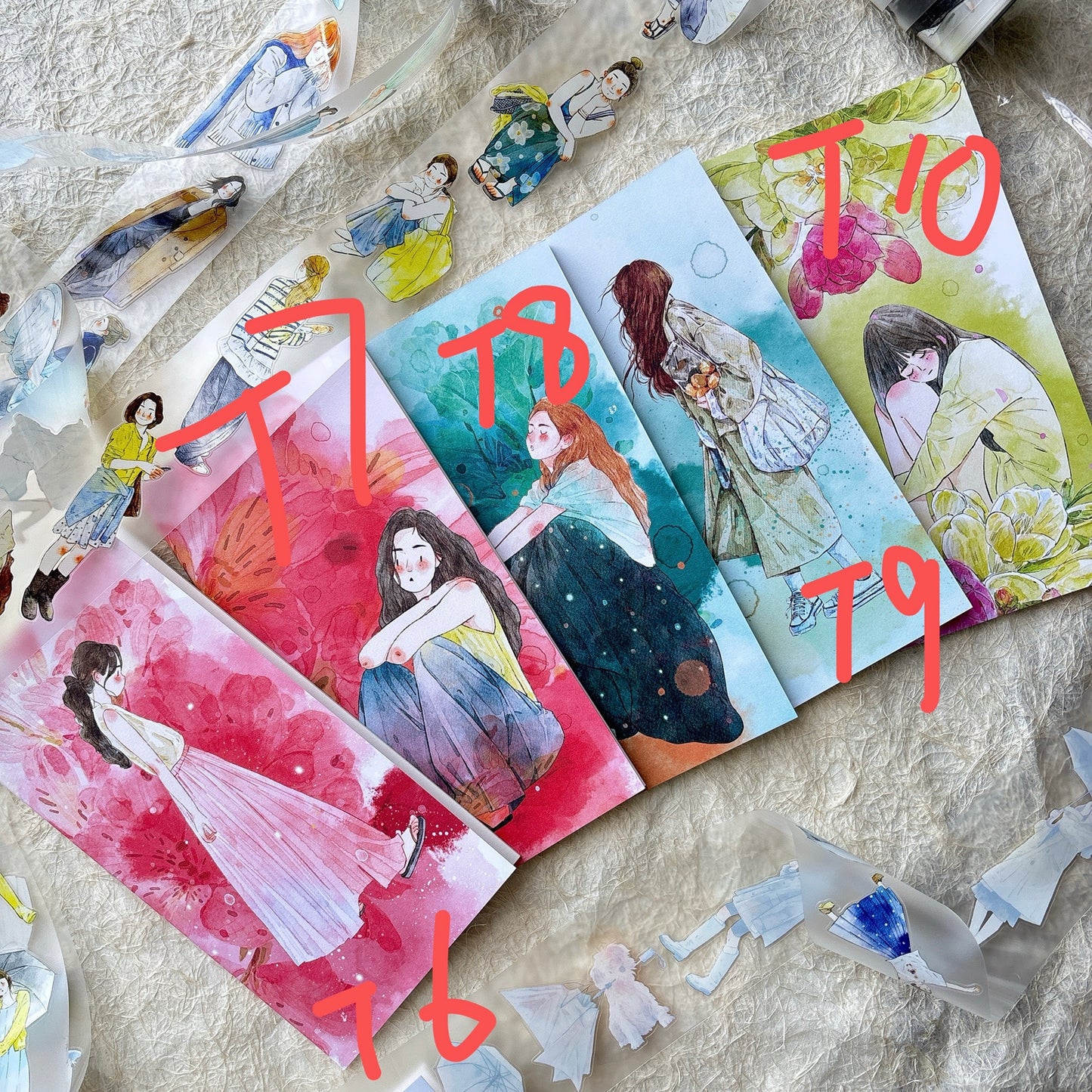 DingDing Vol14【10 Pcs 21x11cm,0.7kg TN Notebook】,Washi Sticker Book,Passport, Blank Inner Pages,for Junk Journal,Journaling,Scrapbooking