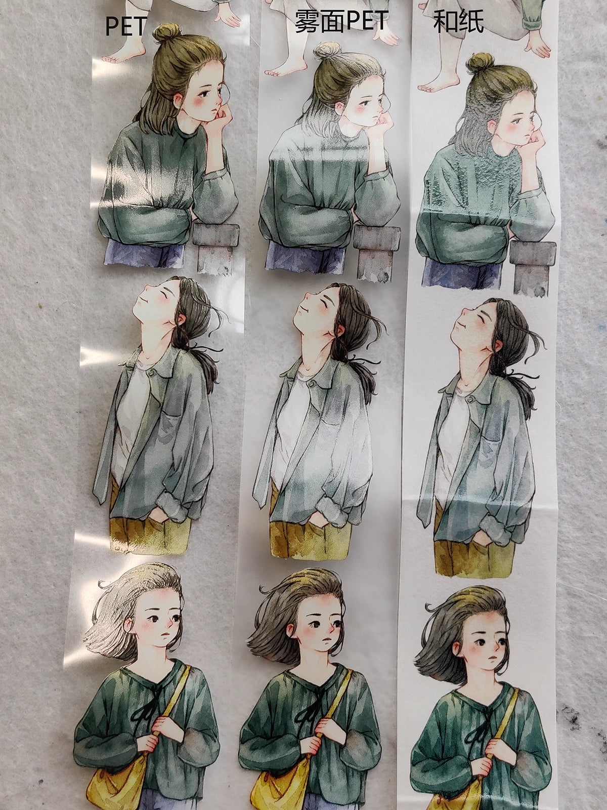 Xiangxiang Vol2 [Go and Get Some Air] Character Handbook Washi/Pet/Matte Tape