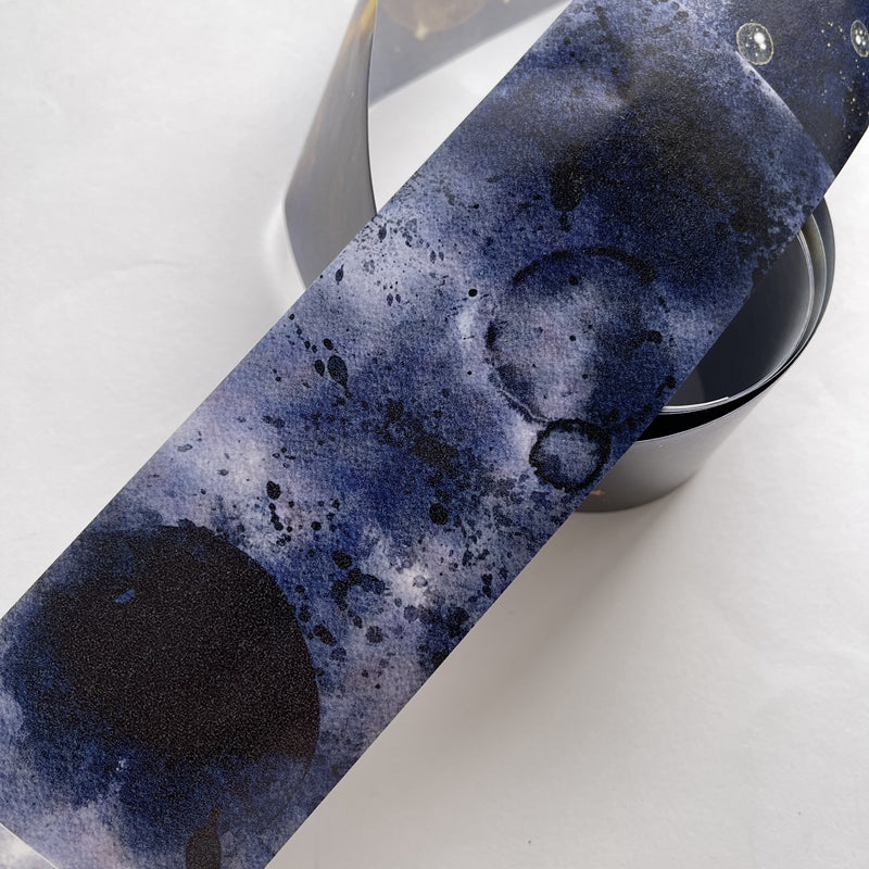 DingDing Vol4【12#Stars and Moon】Original Design Washi Matte PET Journal Tape Versatile Collage Materials