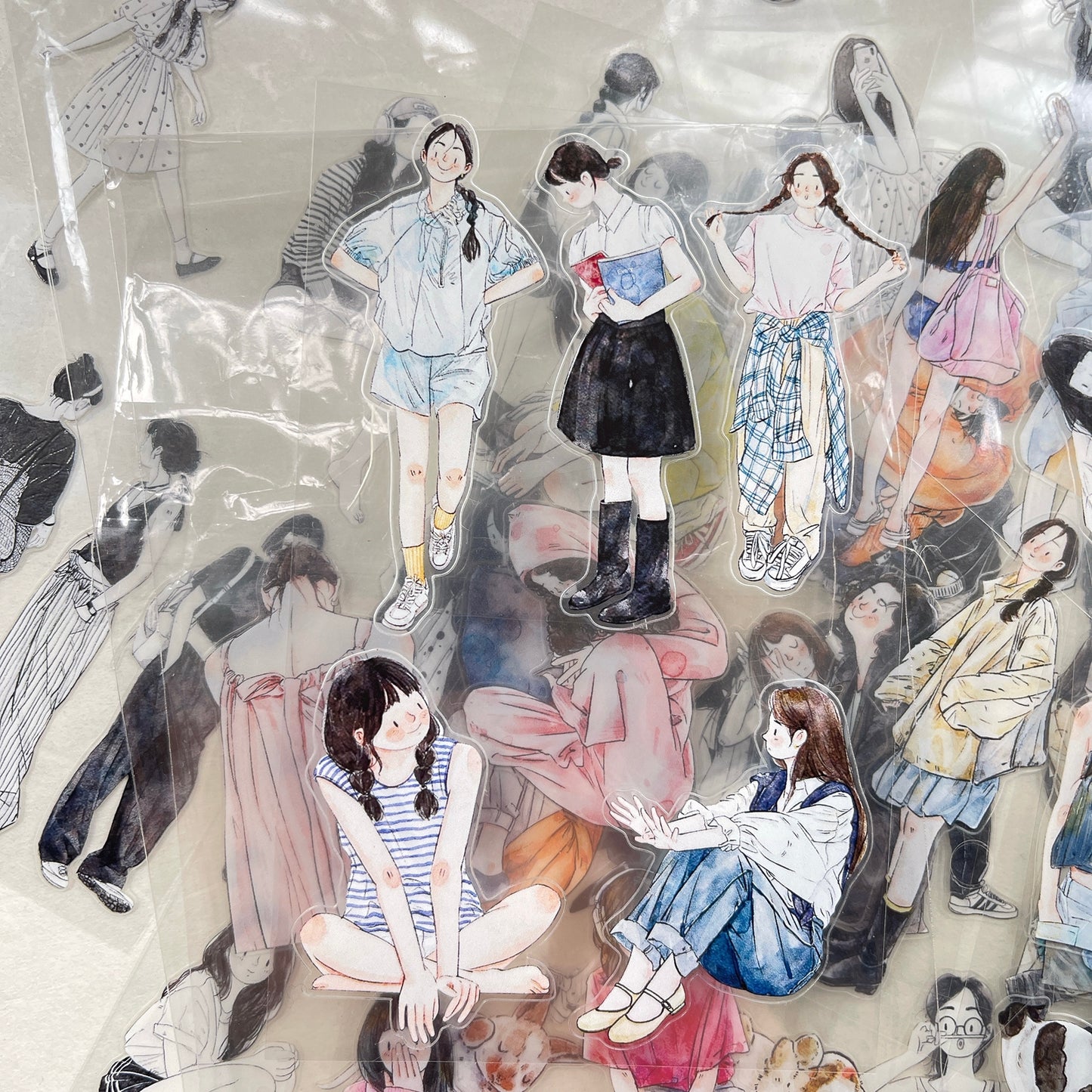 ‌DingDing【M5】Mini Pre-Cut 121PCS Archive Vintage Portrait Stickers,Limited Edition Classic Collection for DIY Journal, Scrapbook & Crafts