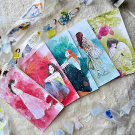 DingDing Vol14【10 Pcs 21x11cm,0.7kg TN Notebook】,Washi Sticker Book,Passport, Blank Inner Pages,for Junk Journal,Journaling,Scrapbooking