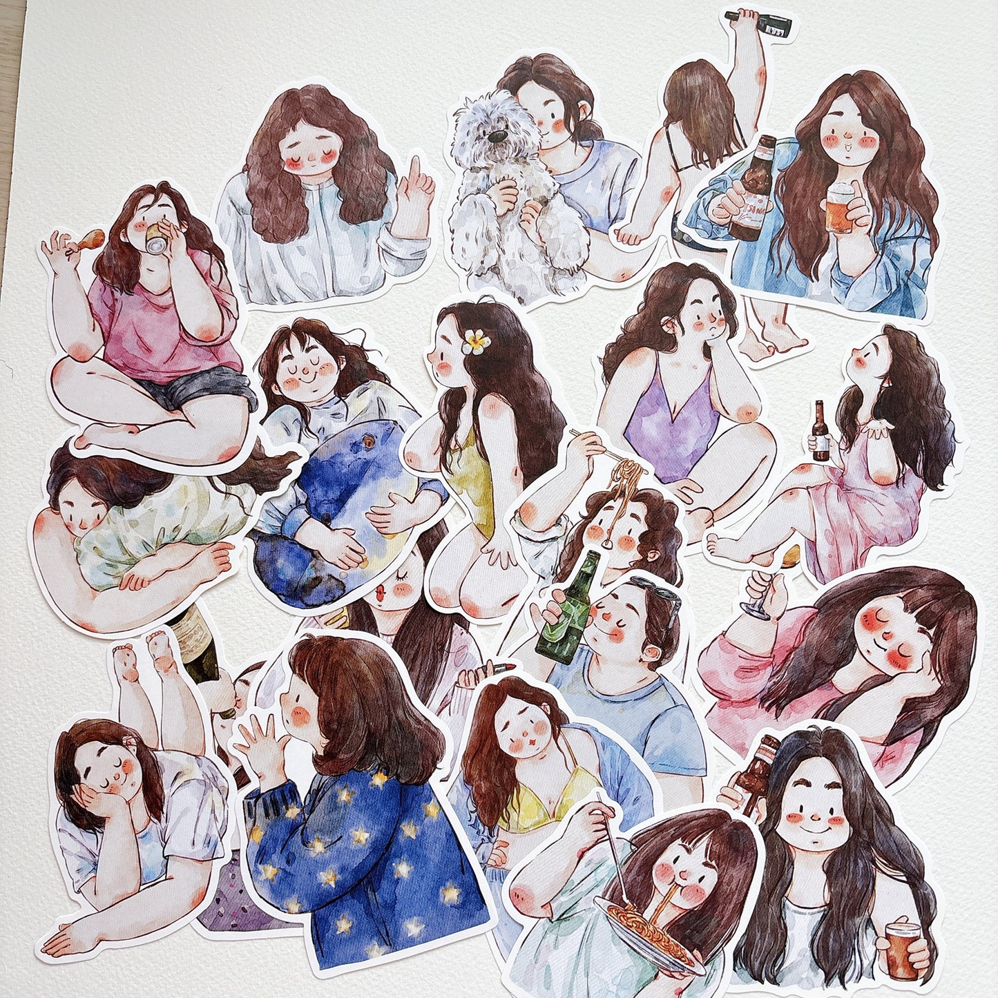 DingDing【96 Pcs Irregularly Shaped Bookmark】,Original Design Note Sheets, Card,Gifts for Readers, Page Marker Book Markers