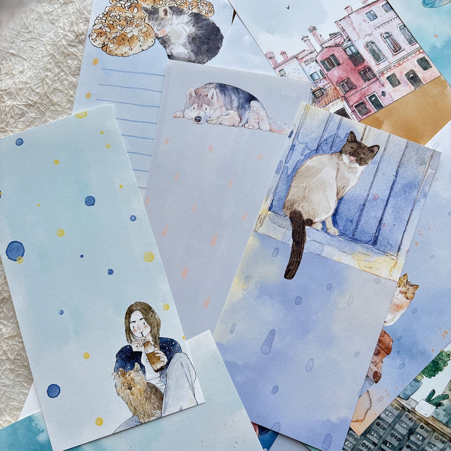 DingDing Vol14 【96 Pcs Rectangular  Sticky Notes With Unique Patterns】,Original Design Bookmark,Card,Gifts for Readers, Page Marker Book Markers for Women Girls Adults Kids
