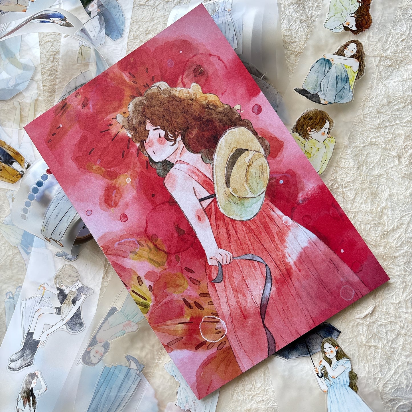 DingDing Vol14【8 Pcs 21x14.2cm,0.75kg A5 Notebook】,Washi Sticker Book,Passport, Blank Inner Pages,for Junk Journal,Journaling,Scrapbooking