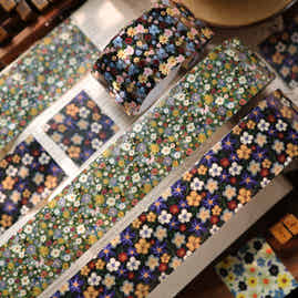YiEr Vol17【Vintage Original Floral Pattern】Floral Washi Tape and PET Stickers