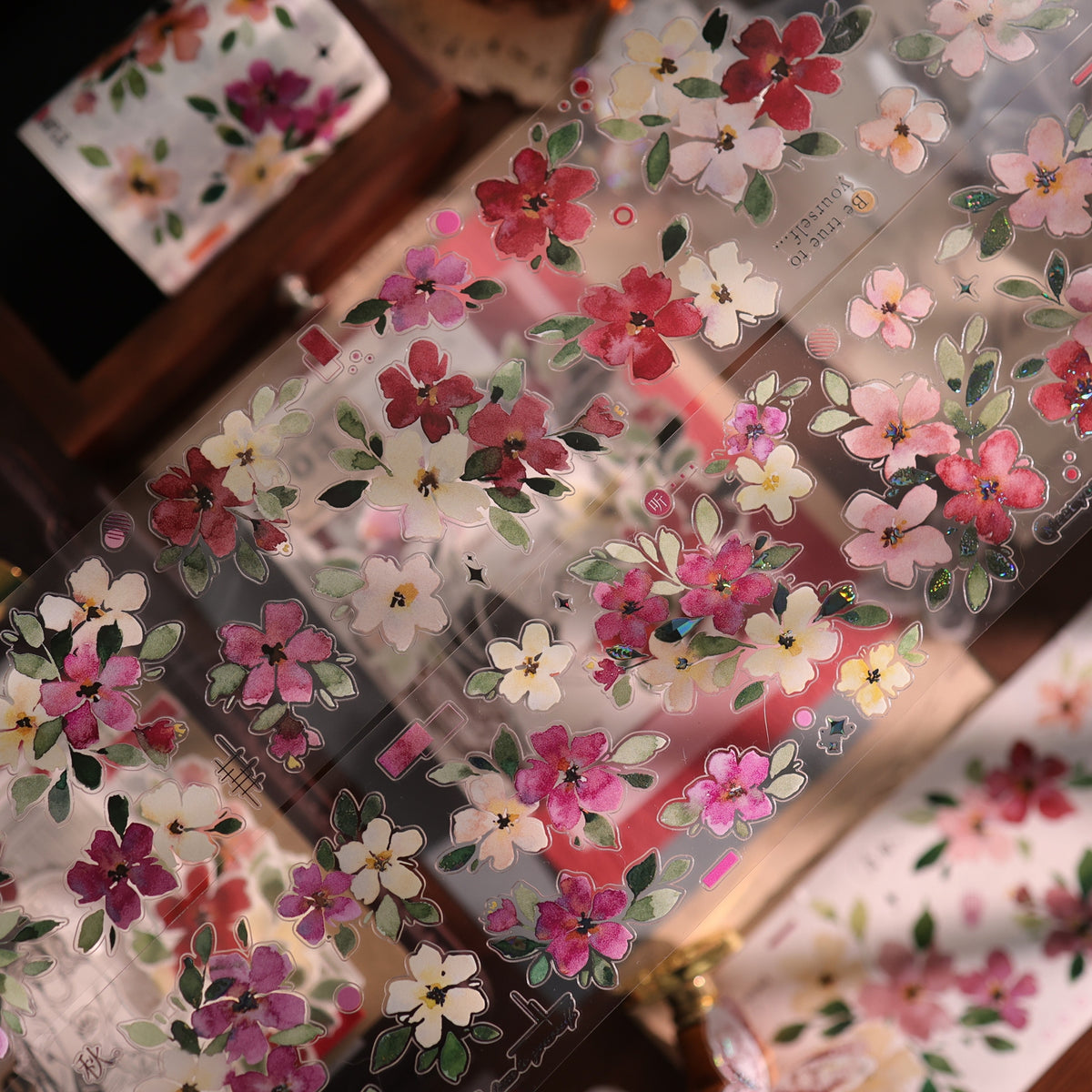 YiEr Vol18【Monet's Garden】Pre-cut Orginal Design Little Follower Washi Tape and PET Stickers