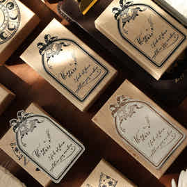 YiEr Vol16【Bell Compass Stamp】Imported Maple Red Rubber and Maple Wood Stamp