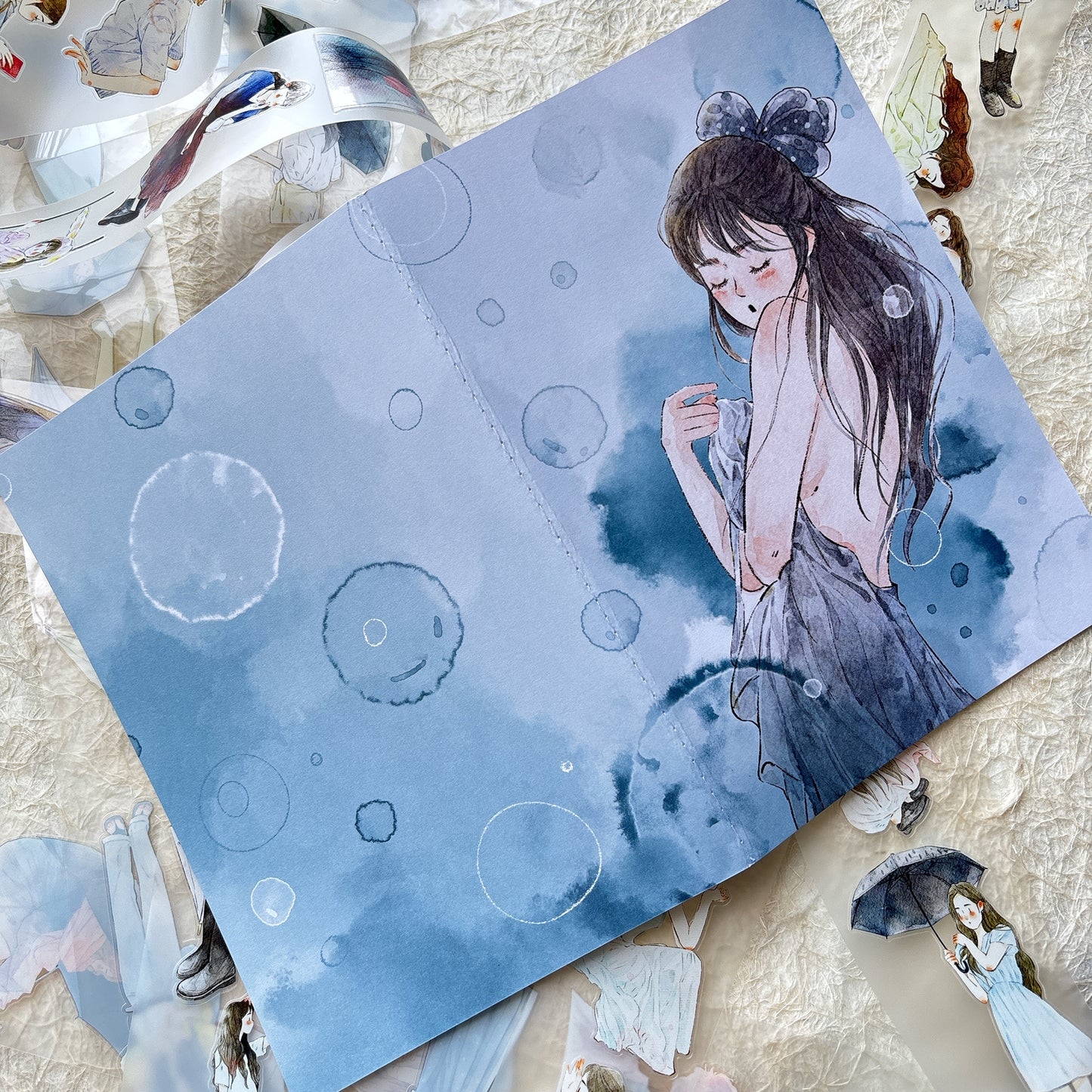 DingDing Vol14【8 Pcs 21x14.2cm,0.75kg A5 Notebook】,Washi Sticker Book,Passport, Blank Inner Pages,for Junk Journal,Journaling,Scrapbooking