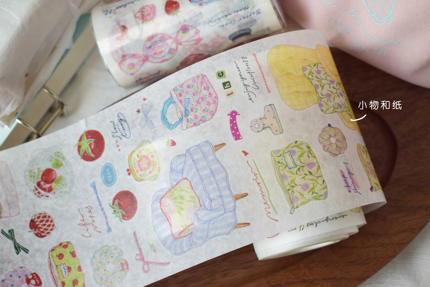 Dover Original【Colorful Pencils Small Things】Salt-style Cute Pre-cut Washi Tape Sticker