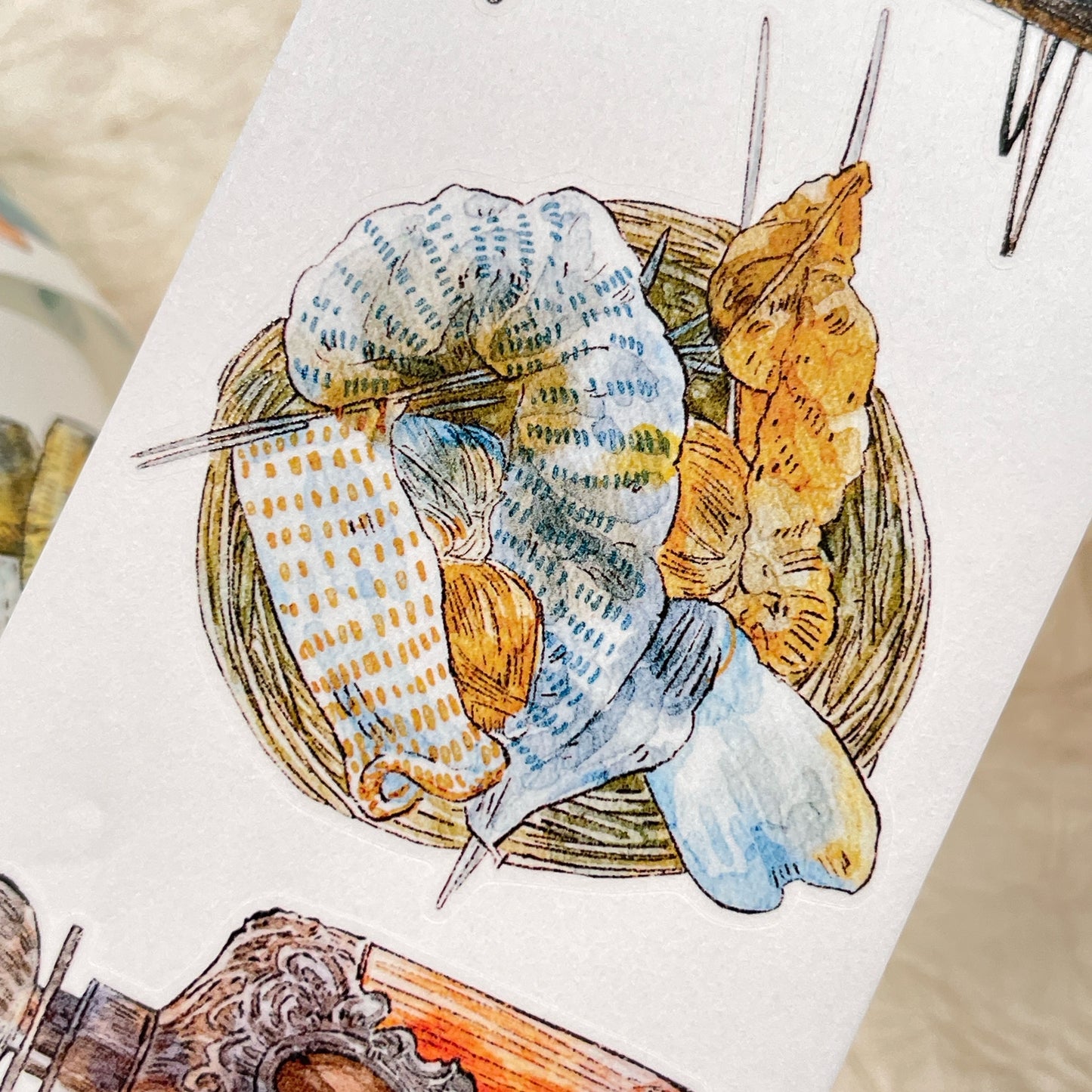 DingDing Washi Tape Set-2 Rolls(44+45) Washi/PET Tape Stickers,Original Designs,Fashion Characters Figures for Scrapbooks Supplies,Journaling,Junk Journal,Bullet Journals,Planners