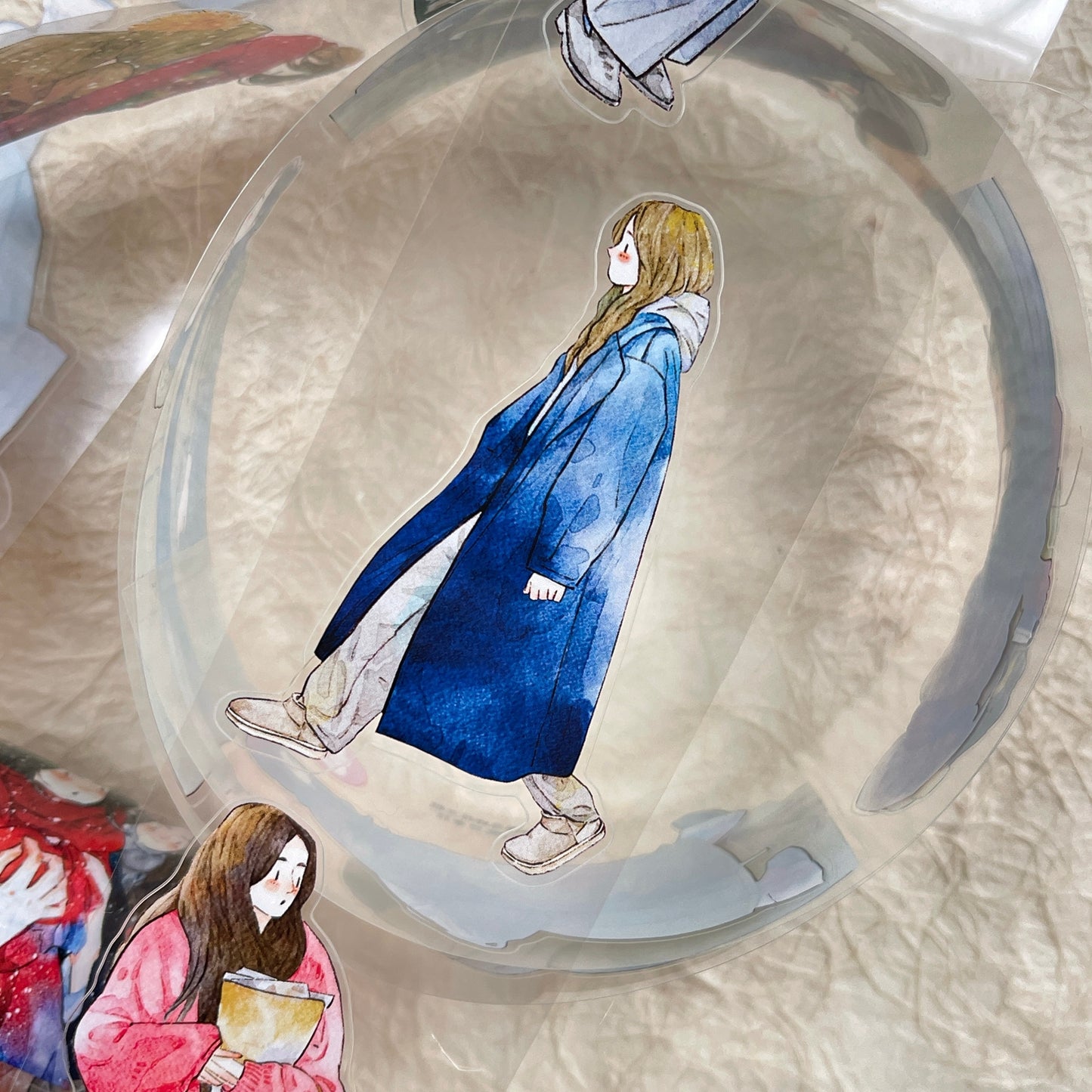 DingDing Vol12【43#Winter Day】Original Design Pre-Cut Washi/PET Tape Stickers,for Scrapbook Supplies,Journaling,Junk Journal,Bullet Journal,Planner Stickers