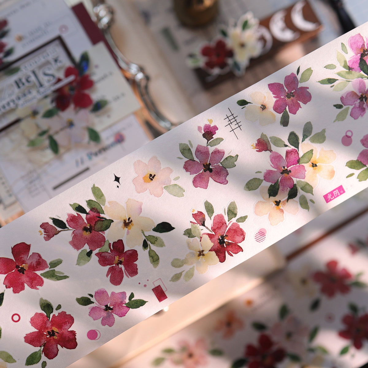 YiEr Vol18【Monet's Garden】Pre-cut Orginal Design Little Follower Washi Tape and PET Stickers