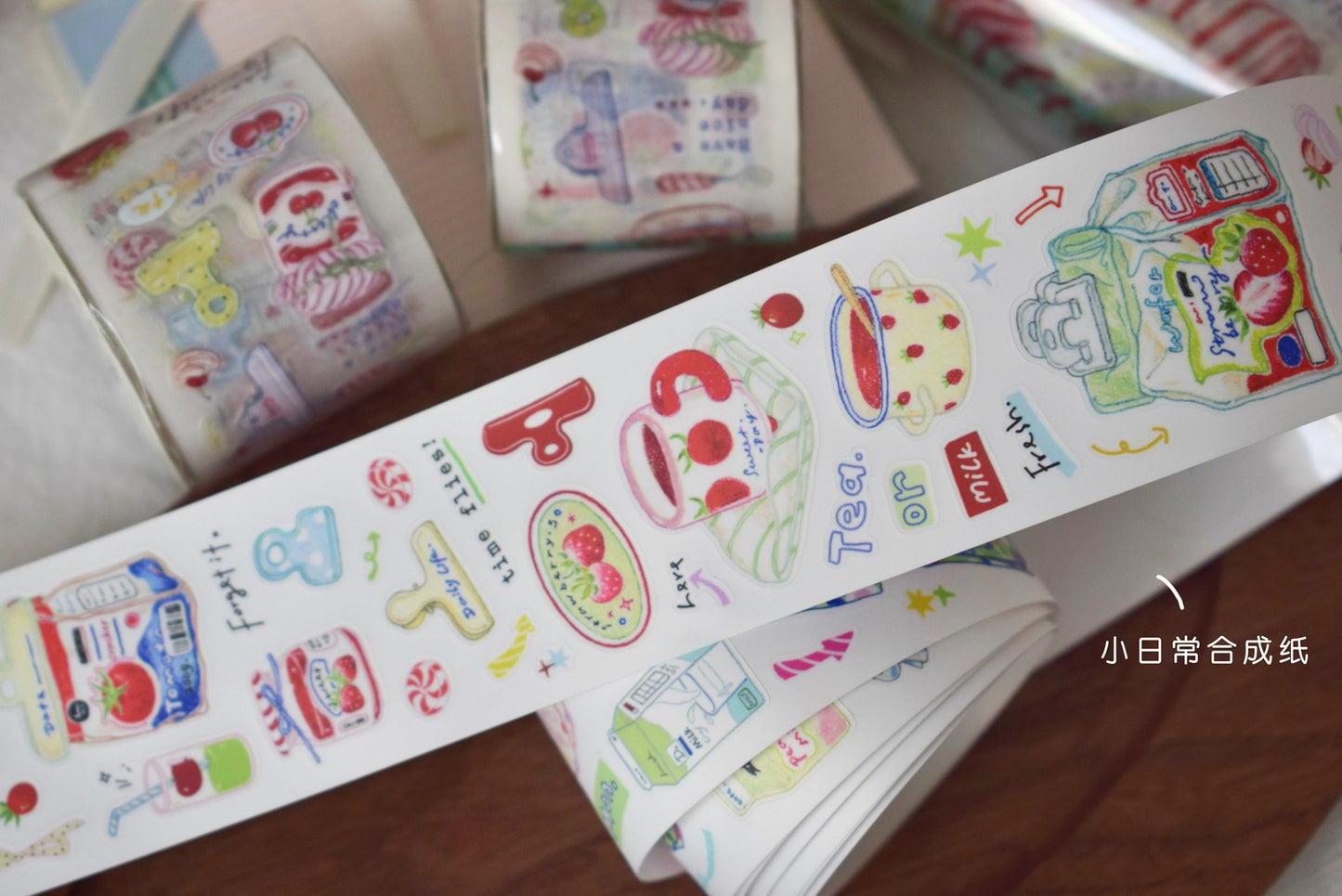 Dover Original【Colorful Pencils Small Things】Salt-style Cute Pre-cut Washi Tape Sticker