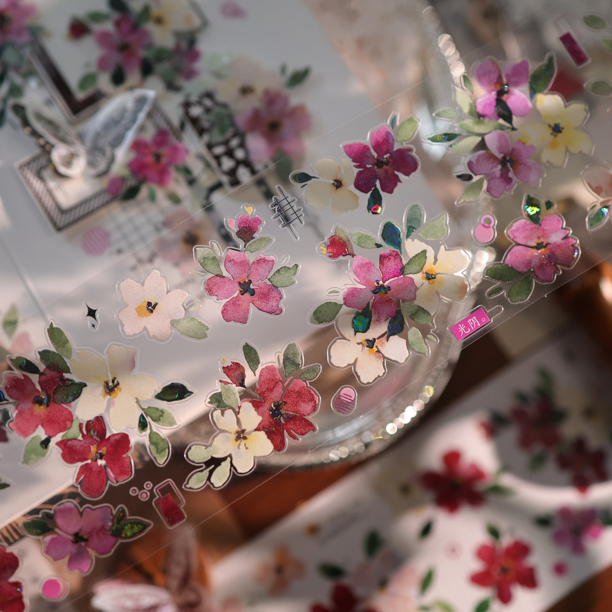 YiEr Vol18【Monet's Garden】Pre-cut Orginal Design Little Follower Washi Tape and PET Stickers