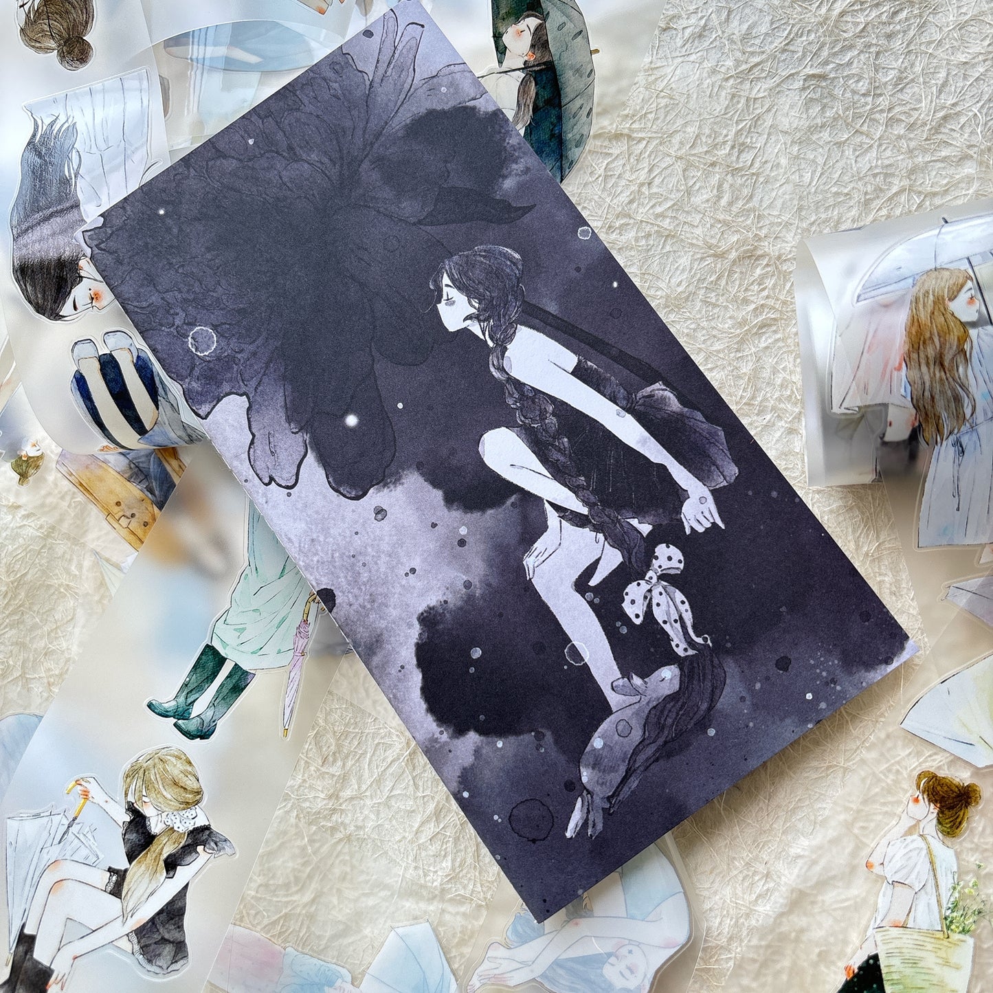 DingDing Vol14【10 Pcs 21x11cm,0.7kg TN Notebook】,Washi Sticker Book,Passport, Blank Inner Pages,for Junk Journal,Journaling,Scrapbooking