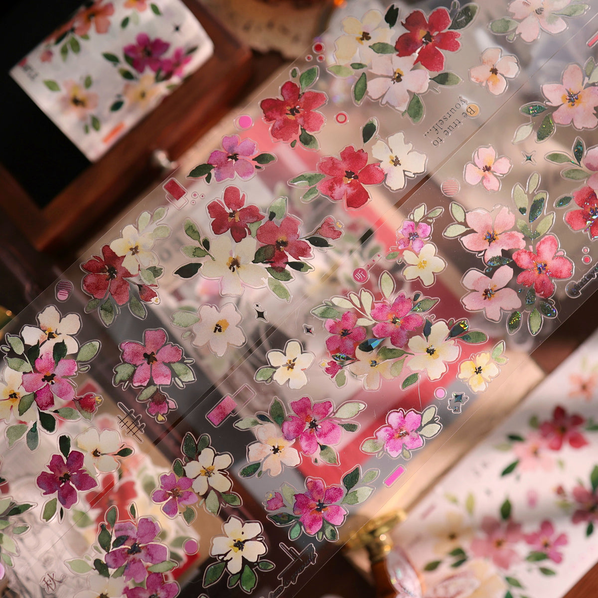 YiEr Vol18【Monet's Garden】Pre-cut Orginal Design Little Follower Washi Tape and PET Stickers