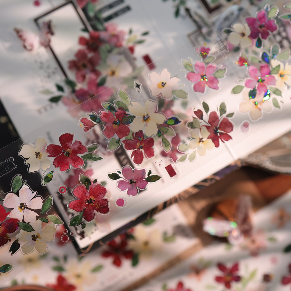 YiEr Vol18【Monet's Garden】Pre-cut Orginal Design Little Follower Washi Tape and PET Stickers