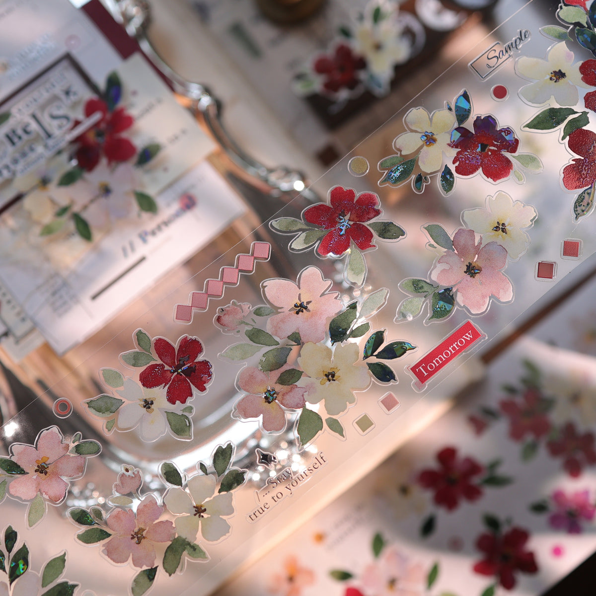 YiEr Vol18【Monet's Garden】Pre-cut Orginal Design Little Follower Washi Tape and PET Stickers
