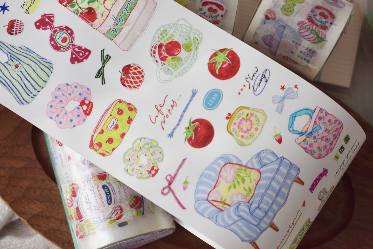 Dover Original【Colorful Pencils Small Things】Salt-style Cute Pre-cut Washi Tape Sticker