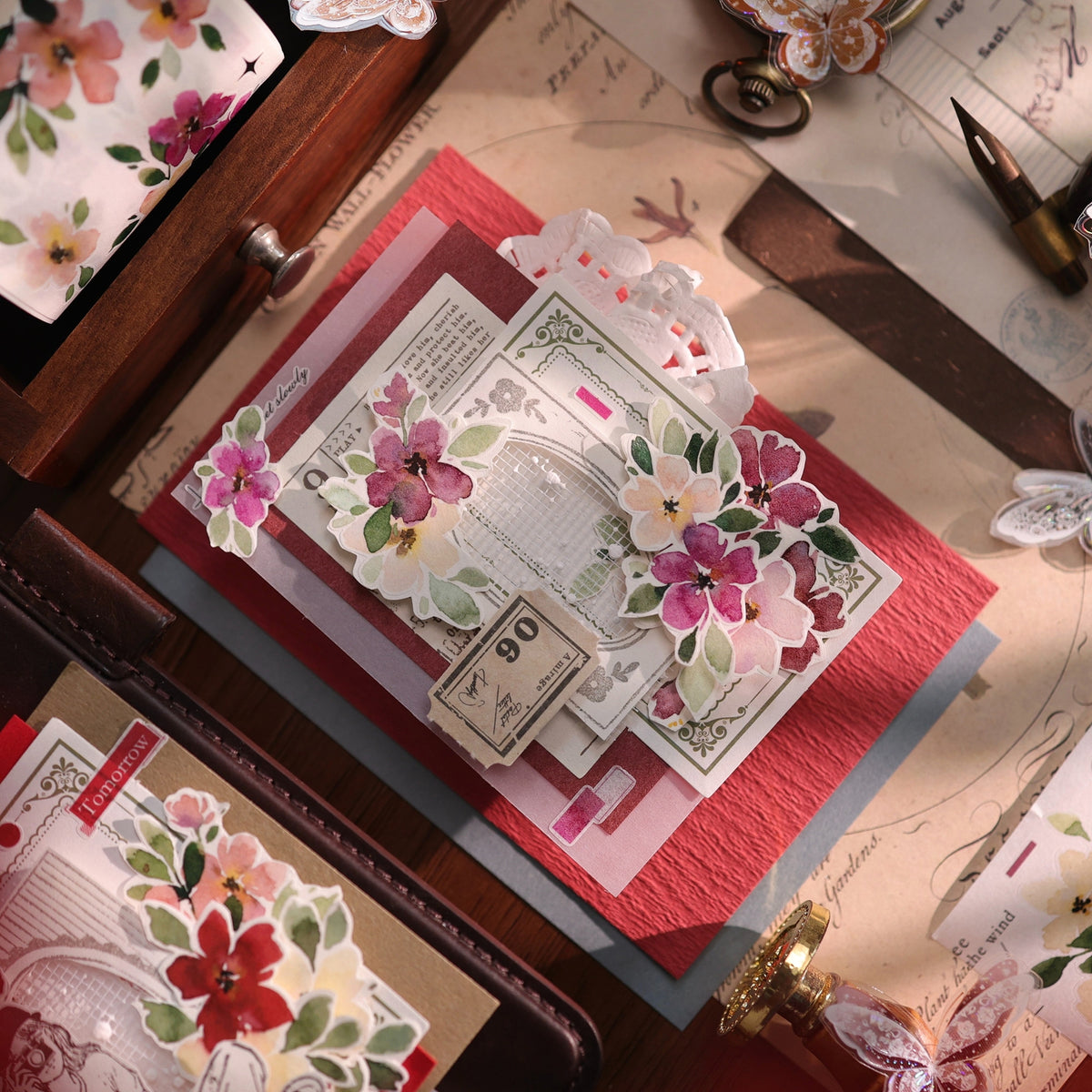YiEr Vol18【Monet's Garden】Pre-cut Orginal Design Little Follower Washi Tape and PET Stickers