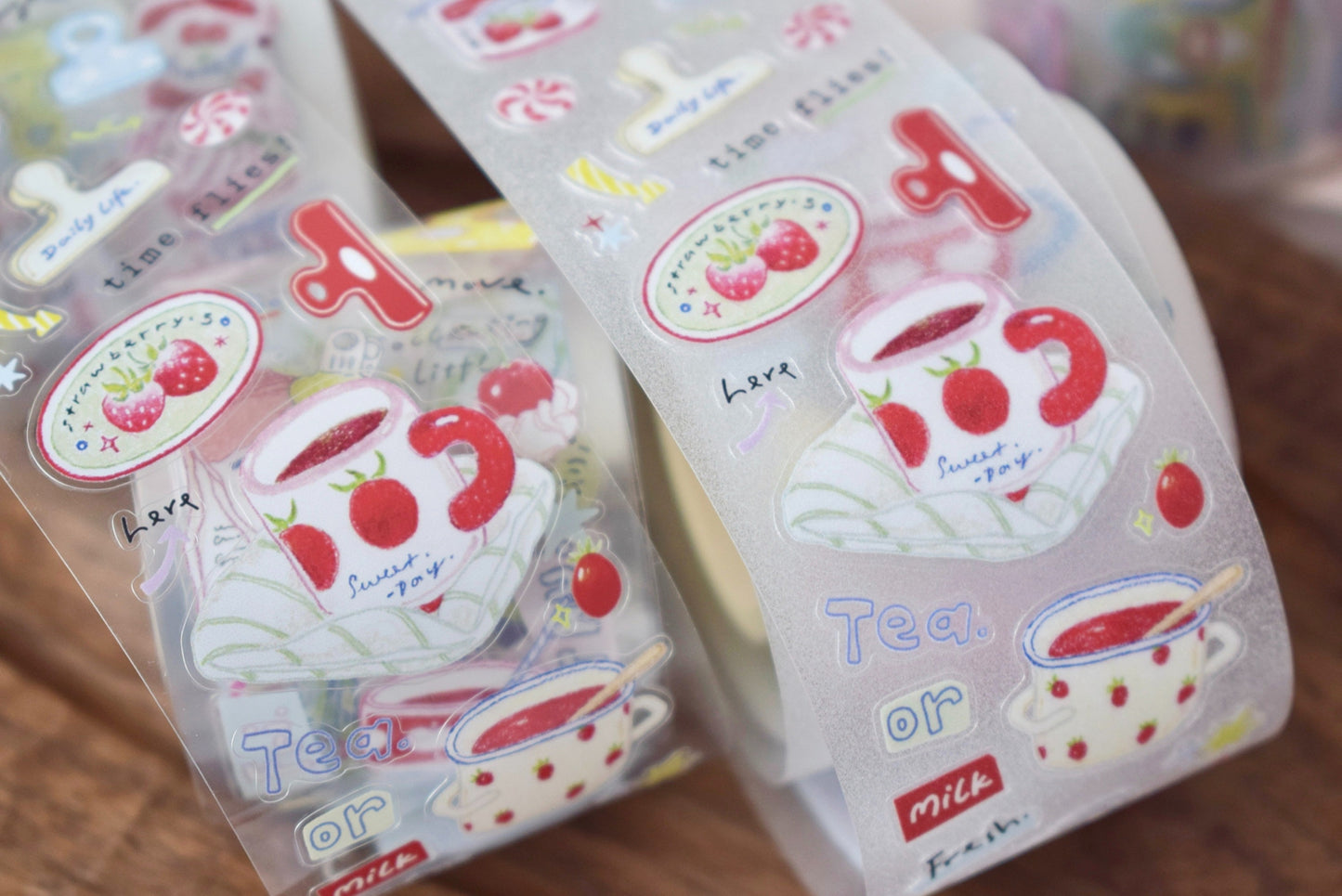 Dover Original【Colorful Pencils Small Things】Salt-style Cute Pre-cut Washi Tape Sticker