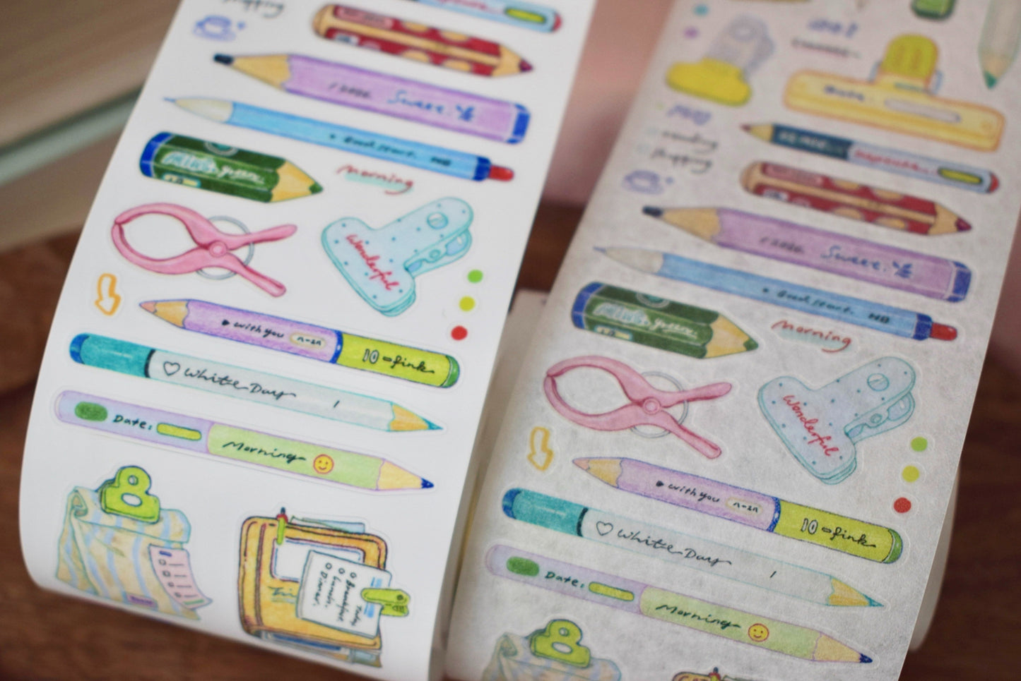 Dover Original【Colorful Pencils Small Things】Salt-style Cute Pre-cut Washi Tape Sticker