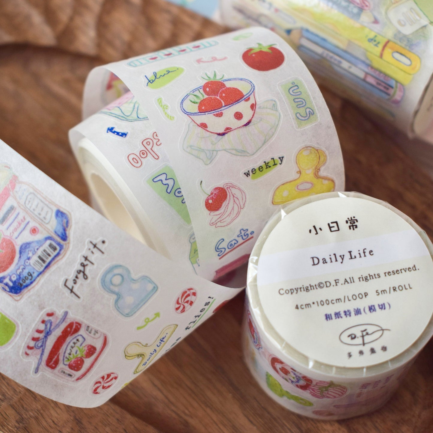 Dover Original【Colorful Pencils Small Things】Salt-style Cute Pre-cut Washi Tape Sticker