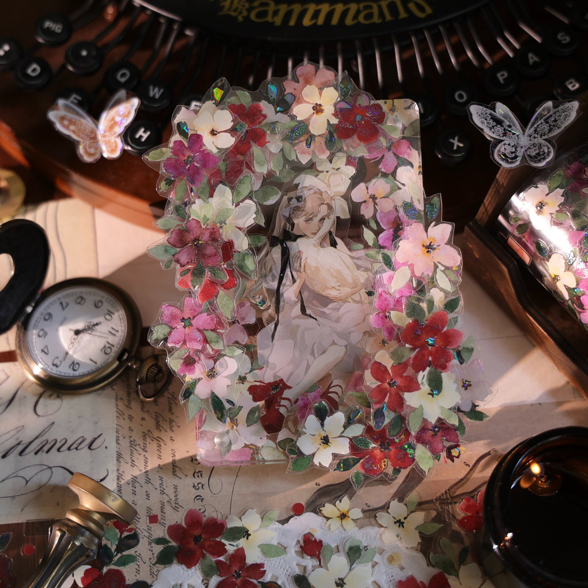 YiEr Vol18【Monet's Garden】Pre-cut Orginal Design Little Follower Washi Tape and PET Stickers