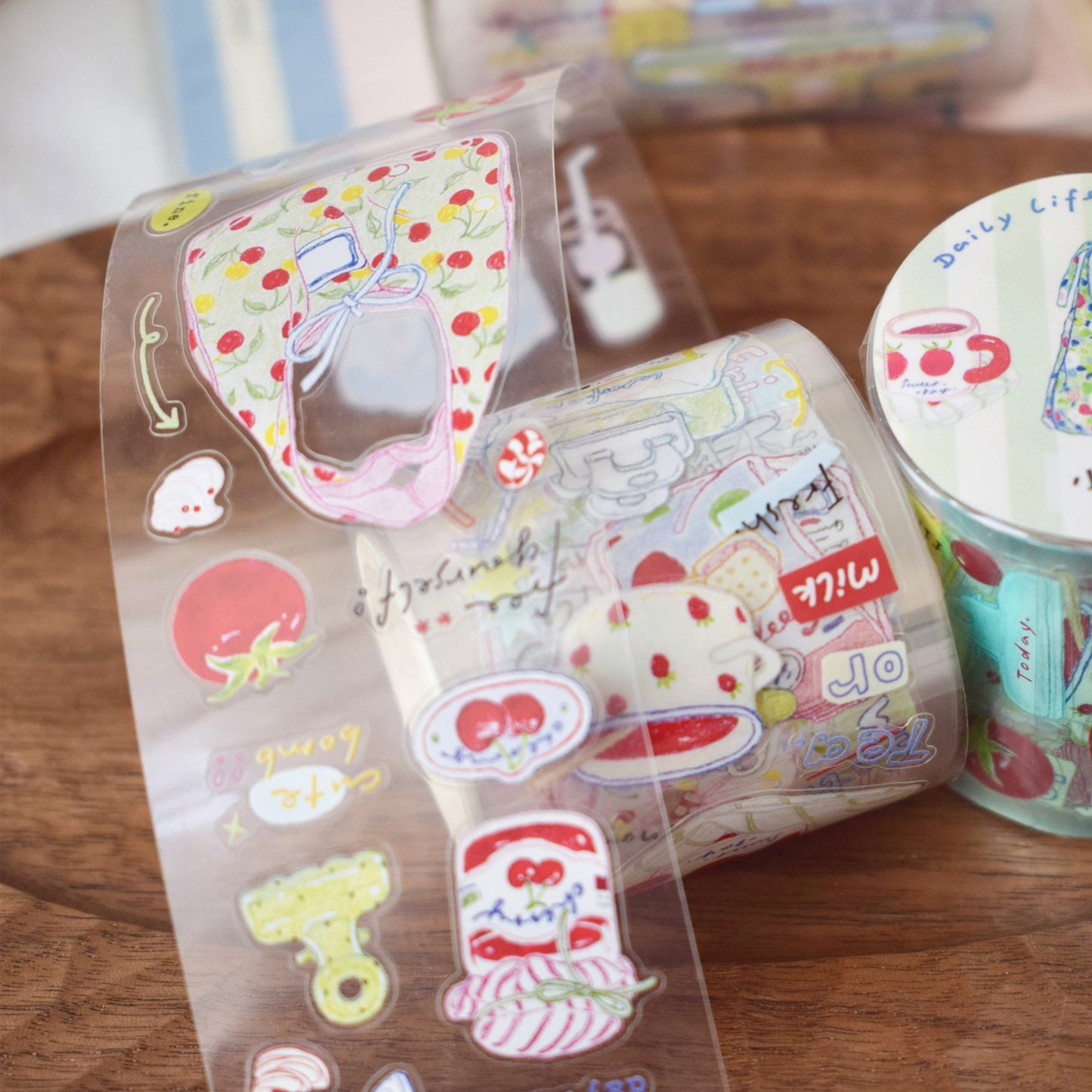 Dover Original【Colorful Pencils Small Things】Salt-style Cute Pre-cut Washi Tape Sticker