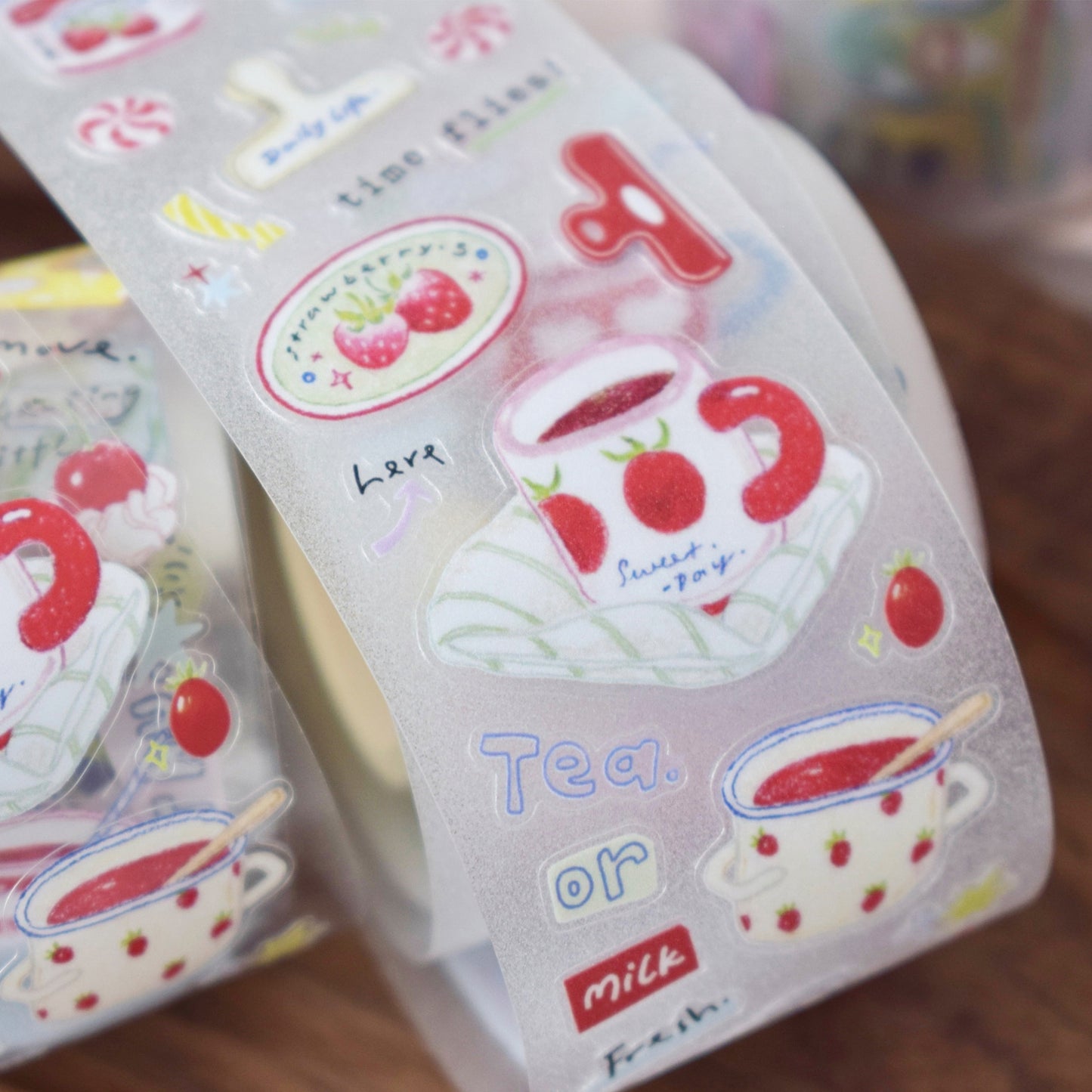 Dover Original【Colorful Pencils Small Things】Salt-style Cute Pre-cut Washi Tape Sticker