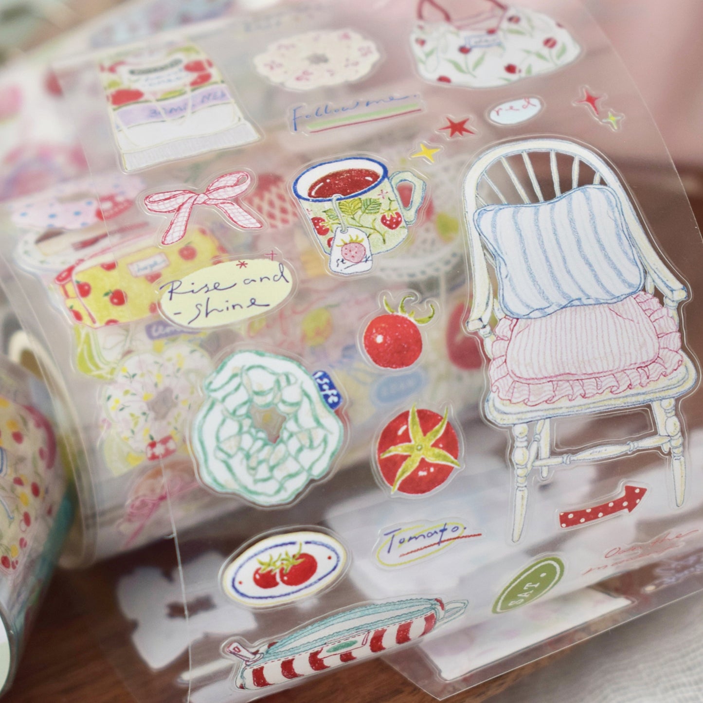 Dover Original【Colorful Pencils Small Things】Salt-style Cute Pre-cut Washi Tape Sticker